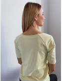 Loose t-shirt with lemon print A259 - Online store - Boutique